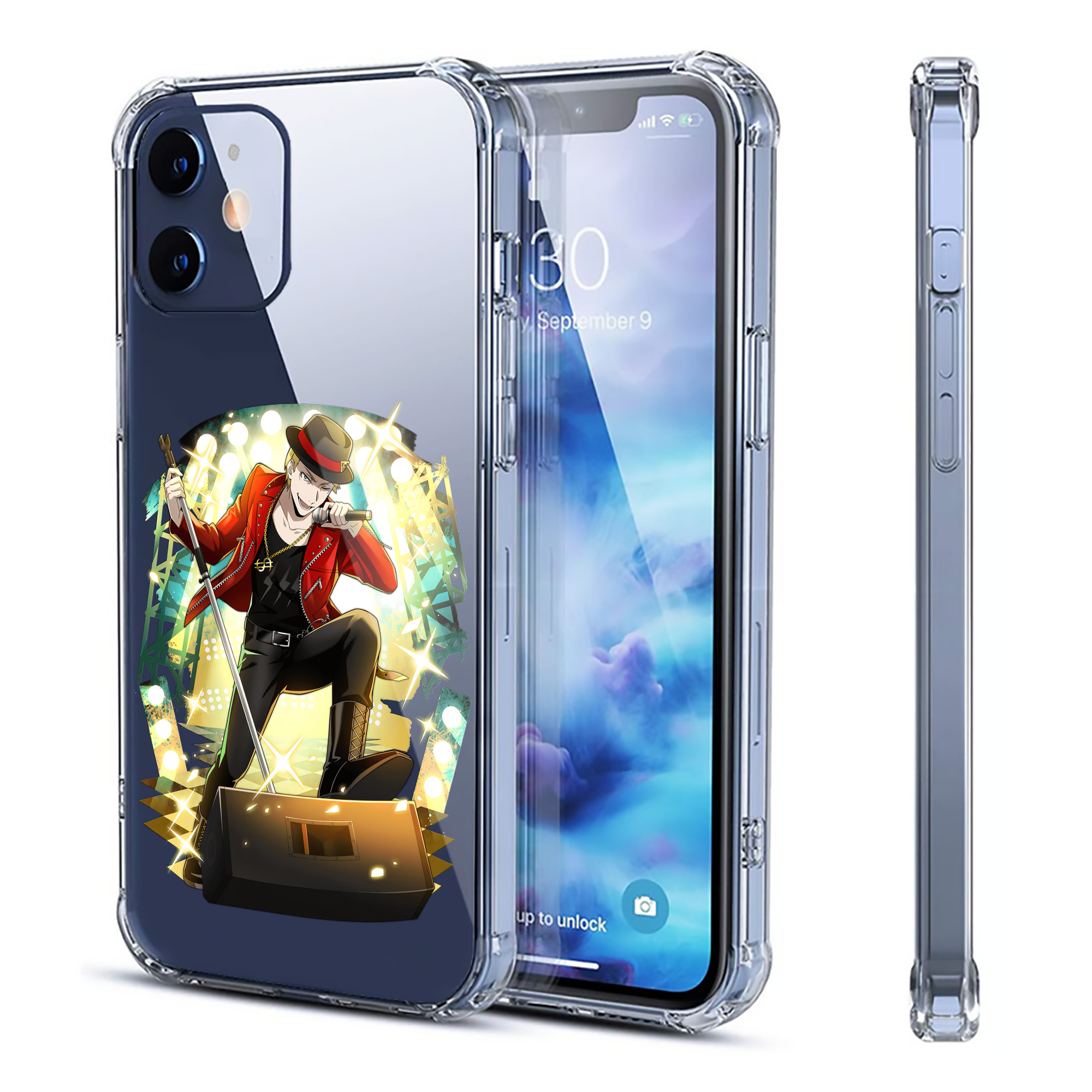 （画像用） 文豪ストレイドッグス Bungo Stray Dogs 【iPhone 12シリーズ対応】透明スマホケース（クリアソフトケース）